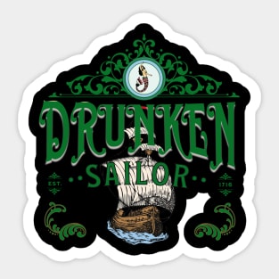 Drunken Sailor Sticker